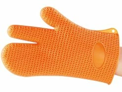 Rosenstein & Söhne Backofen Handschuh:2er-Set Silikon Hitzeschutzhandschuhe -Haushalt Verkäufe nc3035 3