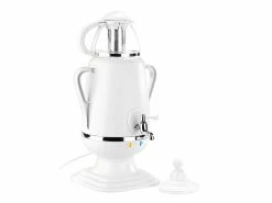 PEARL Samovar:Samowar-Teebereiter Mit Glas-Teekanne, 2.300 Watt, 3,5 Und 0,5 Liter