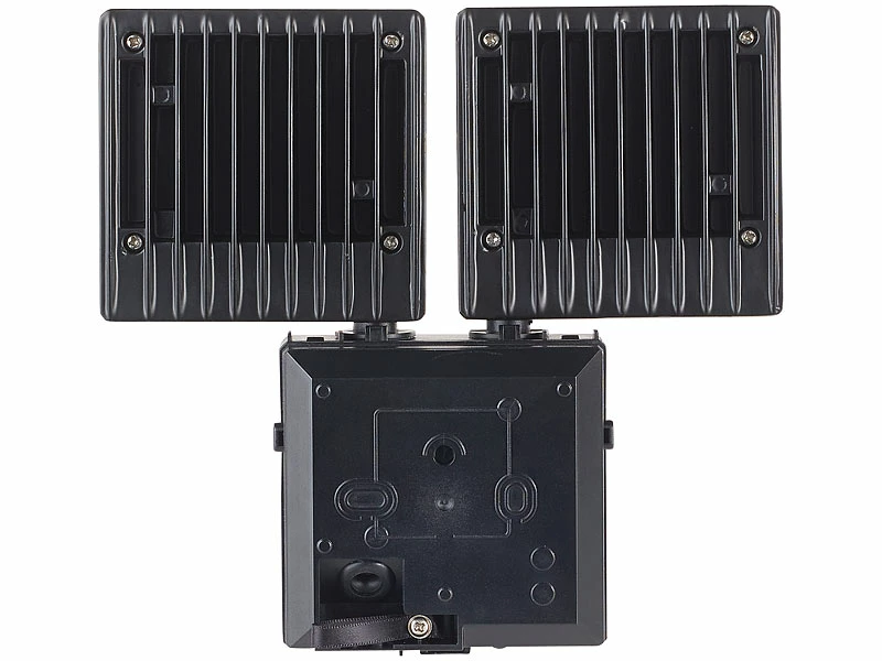 Luminea LED Aussenlampe:Duo-LED-Außenstrahler Mit PIR-Sensor, 16 Watt, 1.280 Lm, IP44 6 Luminea LED Aussenlampe:Duo-LED-Außenstrahler Mit PIR-Sensor, 16 Watt, 1.280 Lm, IP44 – Bild 6