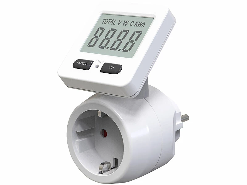 Revolt Energiemessgerät:Digitaler Energiekostenmesser Mit 180° Drehbarem Display, Bis 3.680 W 2 Revolt Energiemessgerät:Digitaler Energiekostenmesser Mit 180° Drehbarem Display, Bis 3.680 W – Bild 2