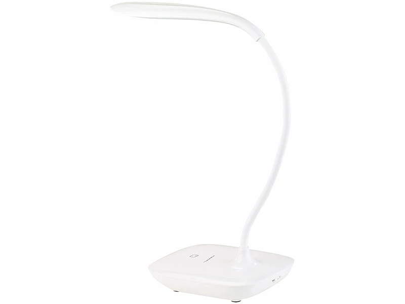 PEARL Akku Tischleuchte:2er-Set Schwanenhals-Schreibtischleuchten, 3-Watt-COB-LED & Akku, USB 7 PEARL Akku Tischleuchte:2er-Set Schwanenhals-Schreibtischleuchten, 3-Watt-COB-LED & Akku, USB – Bild 7