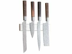 Rosenstein & Söhne Messerhalter:Durchgehende Magnet-Messerleiste Aus Gebürstetem Edelstahl, 36 Cm -Haushalt Verkäufe nc5857 4