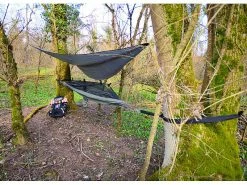 Semptec Urban Survival Technology Semptec Hammock:2er-Set Hängematte Aus Fallschirmseide Mit Moskitonetz -Haushalt Verkäufe nc7250 4