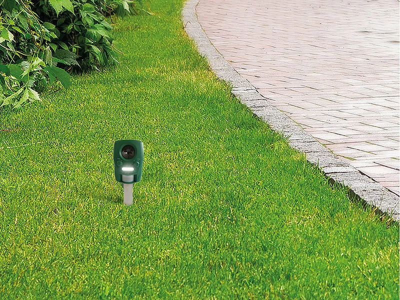 Exbuster Tierscheuche:2er-Set Ultraschall-Solar-Tierschrecke Mit Bewegungssensor, IP44 4 Exbuster Tierscheuche:2er-Set Ultraschall-Solar-Tierschrecke Mit Bewegungssensor, IP44 – Bild 4