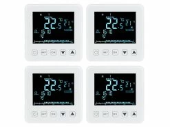 Revolt Temperaturregler:4er-Set WLAN-Thermostate Für Fußbodenheizungen, Für Siri, Alexa & GA -Haushalt Verkäufe nc7753 12