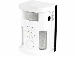 Exbuster Katzenschreck Garten:2er-Set Ultraschall-Tierschreck Mit Bewegungssensor, Alarm, LED-Licht