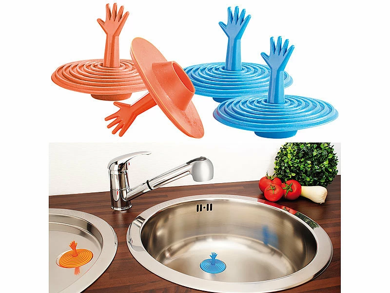 Infactory Stöpsel Für Dusche:4er-Set Lustige Abfluss-Stöpsel Für Becken, Wanne & Co, Aus Silikon 1 Infactory Stöpsel Für Dusche:4er-Set Lustige Abfluss-Stöpsel Für Becken, Wanne & Co, Aus Silikon