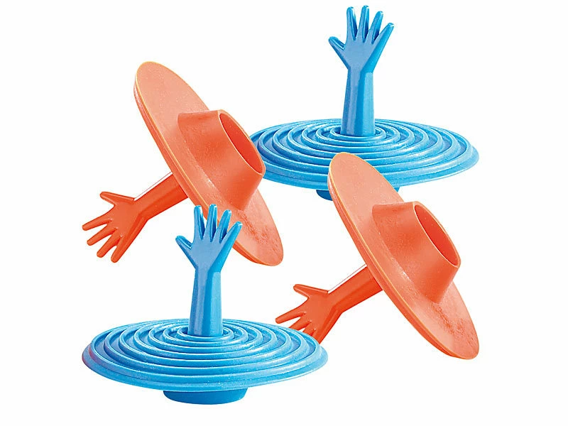 Infactory Stöpsel Für Dusche:4er-Set Lustige Abfluss-Stöpsel Für Becken, Wanne & Co, Aus Silikon 2 Infactory Stöpsel Für Dusche:4er-Set Lustige Abfluss-Stöpsel Für Becken, Wanne & Co, Aus Silikon – Bild 2