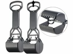 Sweetypet Hundekot Zange:2er-Set Hundekot-Aufheber Mit Handgriff Und Greif-Schaufel