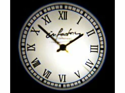 Infactory Projektor Uhr:LED-Uhrenprojektor, 3 Farbfilter, Projiziert Uhrzeit Bis Ø 120 Cm -Haushalt Verkäufe nx1116 1