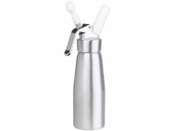 Rosenstein & Söhne Sahnesyphon:Sahnespender Für Schlagsahne, Cremes Und Soßen, 500 Ml, 3 Aufsätze -Haushalt Verkäufe nx1359 0