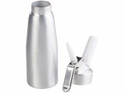 Rosenstein & Söhne Sahnesyphon:Sahnespender Für Schlagsahne, Cremes Und Soßen, 500 Ml, 3 Aufsätze -Haushalt Verkäufe nx1359 1