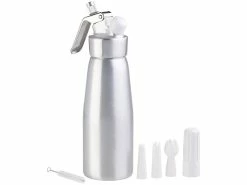 Rosenstein & Söhne Sahnesyphon:Sahnespender Für Schlagsahne, Cremes Und Soßen, 500 Ml, 3 Aufsätze -Haushalt Verkäufe nx1359 3