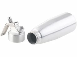 Rosenstein & Söhne Sahnesyphon:Sahnespender Für Schlagsahne, Cremes Und Soßen, 500 Ml, 3 Aufsätze -Haushalt Verkäufe nx1359 6