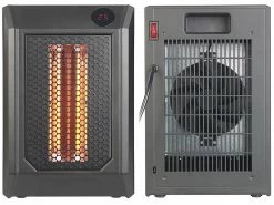 Sichler Haushaltsgeräte Sichler E Heizung:Infrarot-Raum-Schnellheizer, 1.500 W, Fernbedienung, 4 Röhren, 15 M² -Haushalt Verkäufe nx1481 12