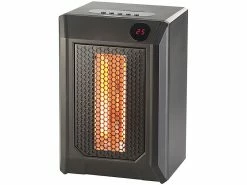 Sichler Haushaltsgeräte Sichler E Heizung:Infrarot-Raum-Schnellheizer, 1.500 W, Fernbedienung, 4 Röhren, 15 M² -Haushalt Verkäufe nx1481 2