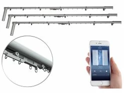 Carlo Milano Smarte Gardinenstange:3er-Set Teleskop-Gardinenstangen Elektr. Antrieb, WLAN&App, 172-306 Cm 17 Carlo Milano Smarte Gardinenstange:3er-Set Teleskop-Gardinenstangen Elektr. Antrieb, WLAN&App, 172-306 Cm -Haushalt Verkäufe nx1649 19