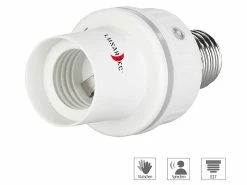 Lunartec Glühbirne Klatschsensor:2er-Set Lampensockel-Adapter E27-E27 Mit Helligkeits- & Geräuschsensor -Haushalt Verkäufe nx1800 3