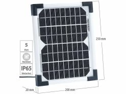 Revolt Panel Für Solarstrom:4er-Set Mobile Solarpanele Mit Monokristalliner Solarzelle 5 W -Haushalt Verkäufe nx2657 2