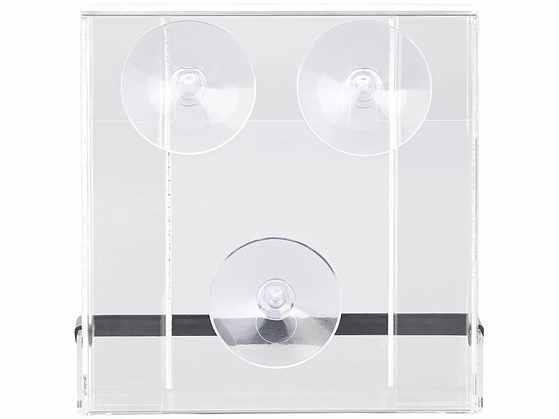 Royal Gardineer Futterhäuschen:2er-Set Vogel-Futterhäuser Aus Acryl, Je 2 Silos, Saugnapf-Befestigung 8 Royal Gardineer Futterhäuschen:2er-Set Vogel-Futterhäuser Aus Acryl, Je 2 Silos, Saugnapf-Befestigung – Bild 8