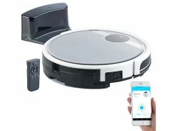 Sichler Haushaltsgeräte Sichler WLAN Reinigungs-Roboter:WLAN-Staubsauger-Roboter Versandrückläufer -Haushalt Verkäufe nx3221 16