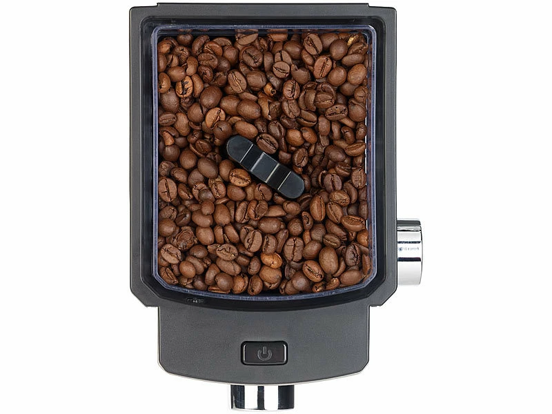Rosenstein & Söhne Kaffemühle:Elektrische Kaffeemühle, Scheibenmahlwerk, Für 250 G Bohnen, 150 Watt 2 Rosenstein & Söhne Kaffemühle:Elektrische Kaffeemühle, Scheibenmahlwerk, Für 250 G Bohnen, 150 Watt – Bild 2
