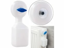 AGT Entlüftungsschlüssel:Manueller Heizkörper-Entlüfter Mit Integriertem Wasserbehälter, 120 Ml