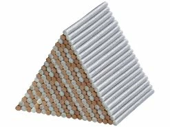 AGT Stick Heißklebepistole:4er-Set 50 Klebesticks Für Heißklebepistolen, Golden Und Silbern