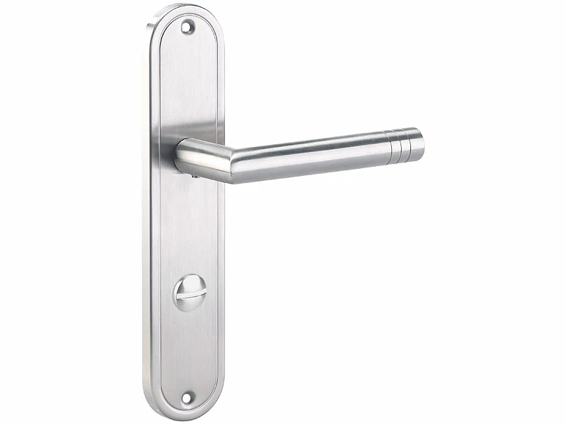 AGT Türklinke:2er-Set Edelstahl-Türbeschlag-Sets Für Bad & WC, Je 2 Klinken 10 AGT Türklinke:2er-Set Edelstahl-Türbeschlag-Sets Für Bad & WC, Je 2 Klinken – Bild 10