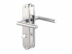 AGT Türklinke:2er-Set Edelstahl-Türbeschlag-Sets Für Bad & WC, Je 2 Klinken 15 AGT Türklinke:2er-Set Edelstahl-Türbeschlag-Sets Für Bad & WC, Je 2 Klinken -Haushalt Verkäufe nx3376 5