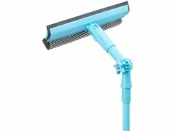 Sichler Haushaltsgeräte Sichler Teleskop Fensterwischer:Fensterwischer Mit Schwamm, Abzieher, Teleskopstab Mit 2 Kipp-Gelenken -Haushalt Verkäufe nx3803 3