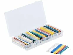 AGT Schrumpfschlauch Set:Sortimentskasten Schrumpfschlauch, 128-teilig