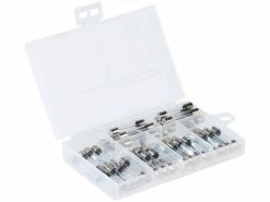 AGT Sortierkasten:Sortimentskasten Glassicherungen 6 X 30 Mm, 5 - 30 A, 48-teilig