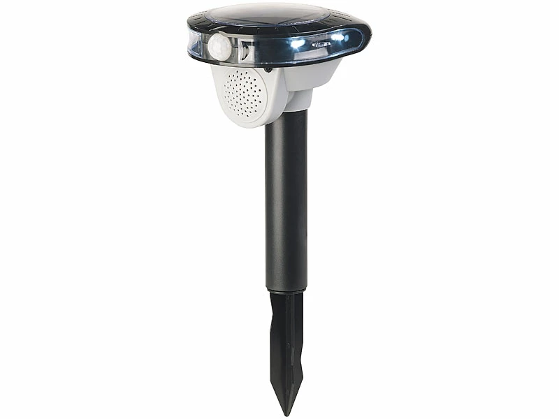 Royal Gardineer Vogelschreck Elektrisch:Solar-Vogelschreck, Bewegungs-Sensor, 3 Sounds, LED-Blitzlicht, 95 DB 4 Royal Gardineer Vogelschreck Elektrisch:Solar-Vogelschreck, Bewegungs-Sensor, 3 Sounds, LED-Blitzlicht, 95 DB – Bild 4