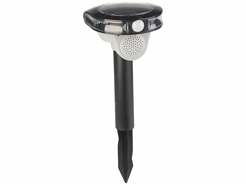 Royal Gardineer Vogelschreck Elektrisch:Solar-Vogelschreck, Bewegungs-Sensor, 3 Sounds, LED-Blitzlicht, 95 DB 2 Royal Gardineer Vogelschreck Elektrisch:Solar-Vogelschreck, Bewegungs-Sensor, 3 Sounds, LED-Blitzlicht, 95 DB – Bild 2