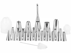 Rosenstein & Söhne Spritzbeutelset:32-teiliges Spritzbeutel-Set In 2 Größen, Mit 27 Edelstahl-Aufsätzen 11 Rosenstein & Söhne Spritzbeutelset:32-teiliges Spritzbeutel-Set In 2 Größen, Mit 27 Edelstahl-Aufsätzen -Haushalt Verkäufe nx4185 0