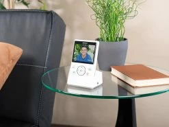 Somikon Sprechanlage:Funk-Türsprechanlage Mit Video-Übertragung (Versandrückläufer) -Haushalt Verkäufe nx4396 24