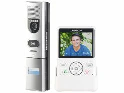 Somikon Sprechanlage:Funk-Türsprechanlage Mit Video-Übertragung (Versandrückläufer) -Haushalt Verkäufe nx4396 27