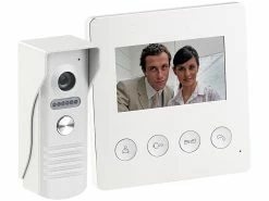 Somikon Video Türklingel:Video-Türsprechanlage Mit Farbdisplay, LED-Licht (Versandrückläufer) -Haushalt Verkäufe nx4400 13