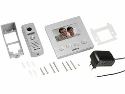 Somikon Video Türklingel:Video-Türsprechanlage Mit Farbdisplay, LED-Licht (Versandrückläufer) -Haushalt Verkäufe nx4400 5