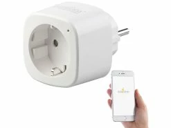 Luminea Home Control Elesion Steckdose:2er-Set WLAN-Steckdosen, Amazon Alexa & Google Assistant Komp., 16 A -Haushalt Verkäufe nx4491 19