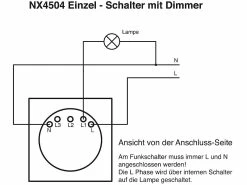 Luminea Home Control Smart Home Lichtschalter:2er-Set Touch-Lichtschalter & Dimmer, Für Alexa & Google Assistant -Haushalt Verkäufe nx4504 7