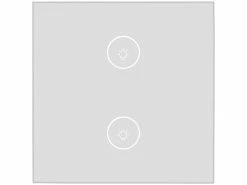 Luminea Home Control Alexa WiFi-Lichtschalter:Touch-Doppel-Lichttaster, Versandrückläufer 17 Luminea Home Control Alexa WiFi-Lichtschalter:Touch-Doppel-Lichttaster, Versandrückläufer -Haushalt Verkäufe nx4505 1