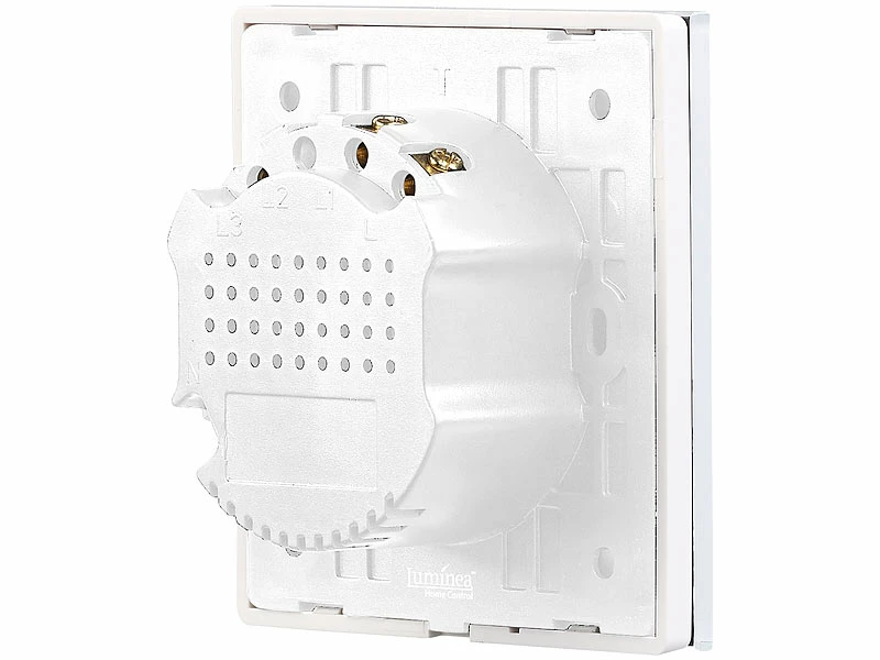 Luminea Home Control Alexa WiFi-Lichtschalter:Touch-Doppel-Lichttaster, Versandrückläufer 9 Luminea Home Control Alexa WiFi-Lichtschalter:Touch-Doppel-Lichttaster, Versandrückläufer – Bild 9