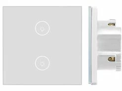 Luminea Home Control Alexa WiFi-Lichtschalter:Touch-Doppel-Lichttaster, Versandrückläufer 13 Luminea Home Control Alexa WiFi-Lichtschalter:Touch-Doppel-Lichttaster, Versandrückläufer -Haushalt Verkäufe nx4505 6