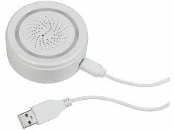 VisorTech Elesion Sirene:2er-Set Alarm-Sirene Mit WLAN & App, Komp. Zu Alexa & Google Assistant -Haushalt Verkäufe nx4508 0