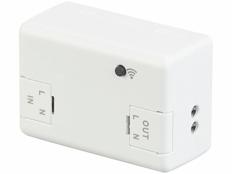 Luminea Home Control WLAN Relais:3er-Set WLAN-Schalter Für Licht & Co., Für Alexa & Google Assistant 10 Luminea Home Control WLAN Relais:3er-Set WLAN-Schalter Für Licht & Co., Für Alexa & Google Assistant – Bild 10