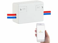 Luminea Home Control WiFi Schalter:WLAN-Schalter Für Licht & Co., Für Siri, Alexa & Google Assistant, 10A
