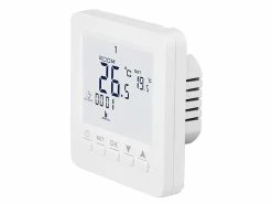 Revolt Raumthermostat Alexa:WLAN-Fußbodenheizung-Thermostat, Für Siri, Alexa & Google Assistant