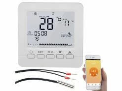Revolt Raumthermostat:4er-Set WLAN-Thermostate Für Fußbodenheizung, Für Siri, Alexa & GA 15 Revolt Raumthermostat:4er-Set WLAN-Thermostate Für Fußbodenheizung, Für Siri, Alexa & GA -Haushalt Verkäufe nx4608 3